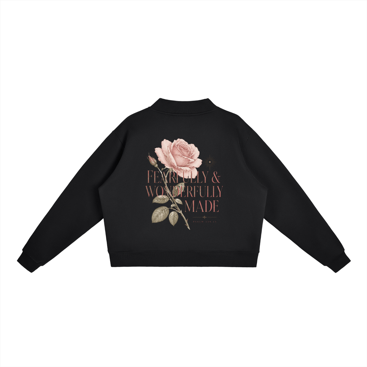 Essential Women Fleece Mock-Neck Crew Sweatshirt