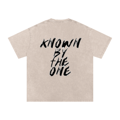 KBTO Snow Washed Oversized Cotton T-Shirt