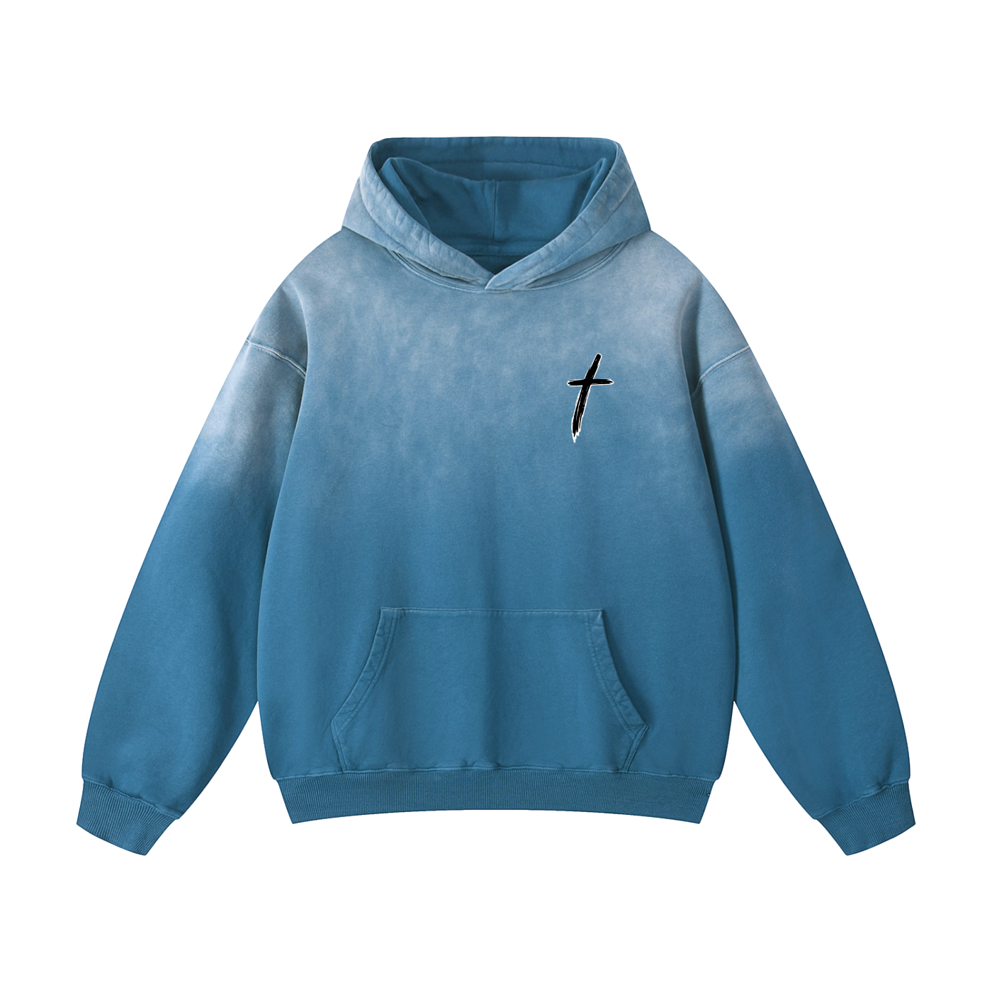 KBTO Heavyweight Sunfade Oversized Hoodie