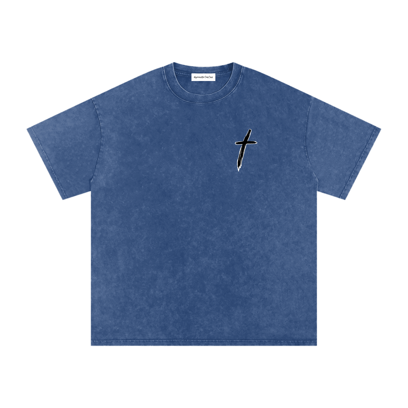 KBTO Snow Washed Oversized Cotton T-Shirt