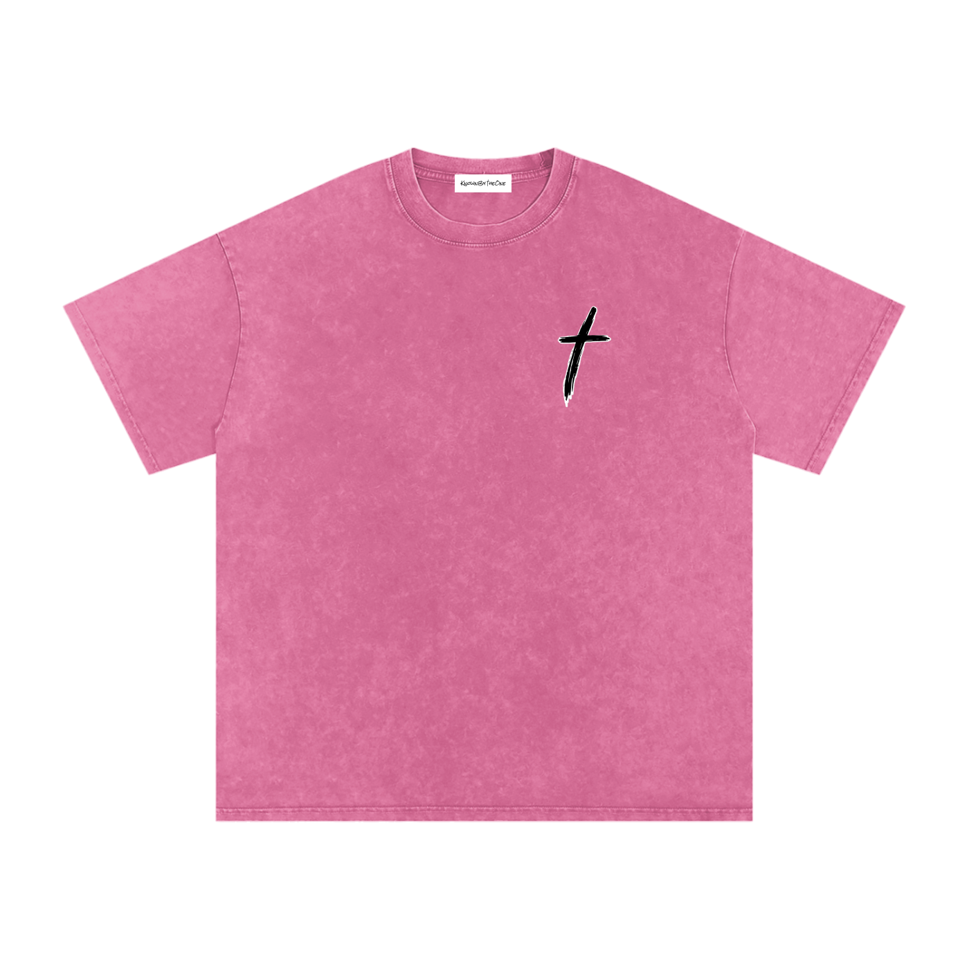 KBTO Snow Washed Oversized Cotton T-Shirt