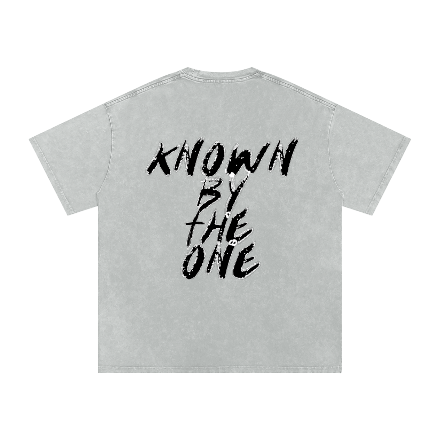 KBTO Snow Washed Oversized Cotton T-Shirt