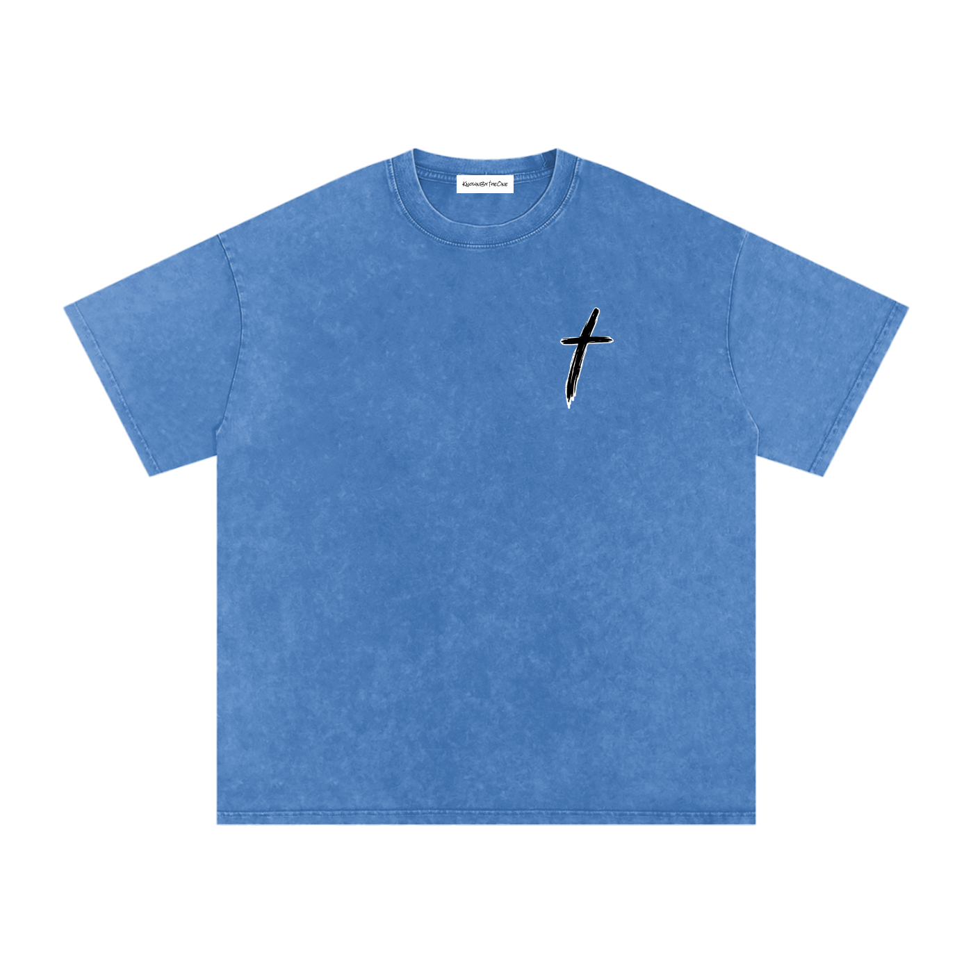 KBTO Snow Washed Oversized Cotton T-Shirt