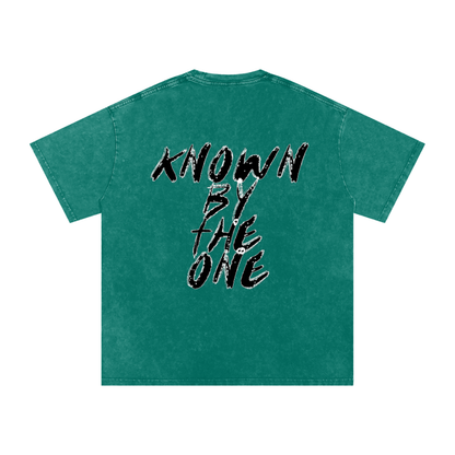 KBTO Snow Washed Oversized Cotton T-Shirt