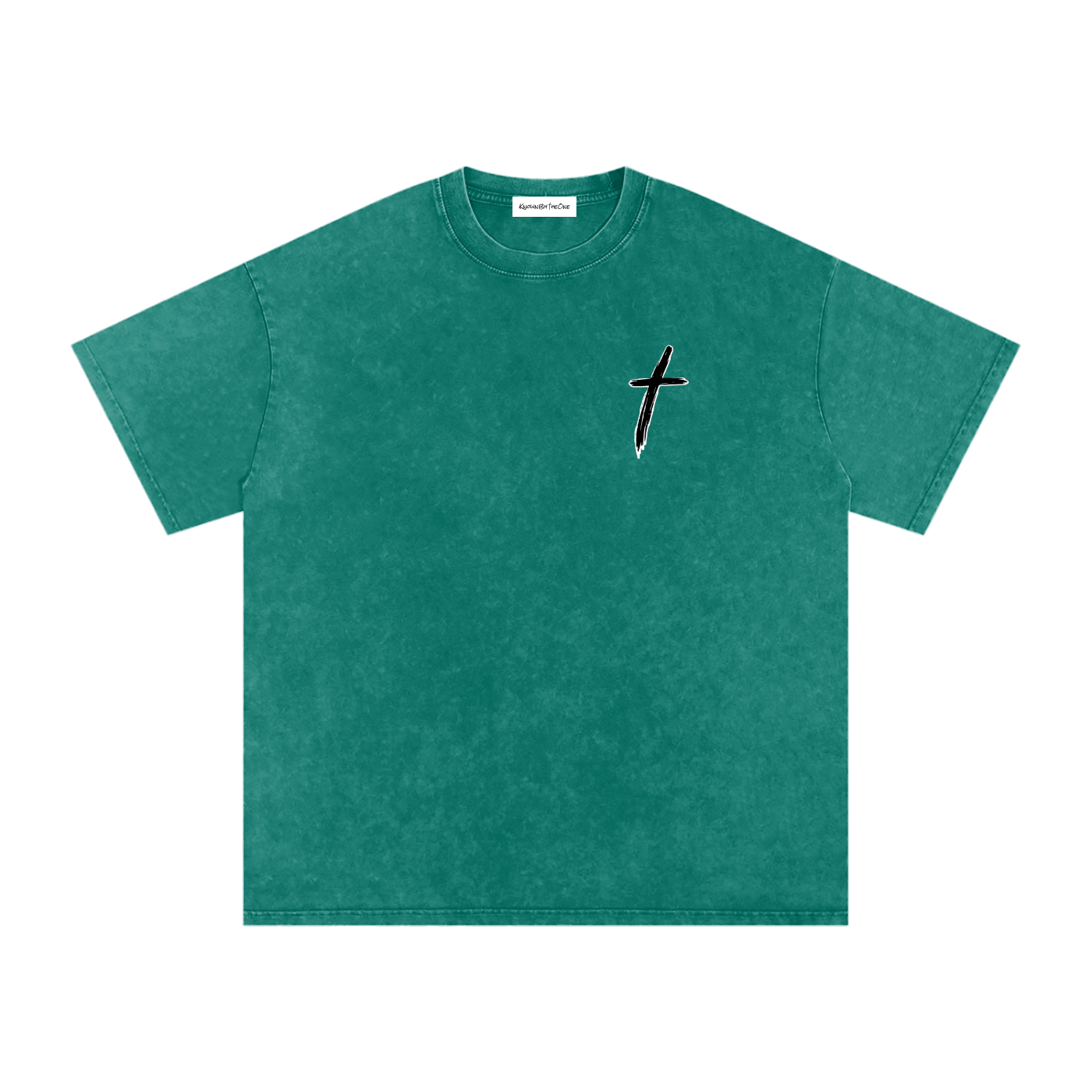 KBTO Snow Washed Oversized Cotton T-Shirt