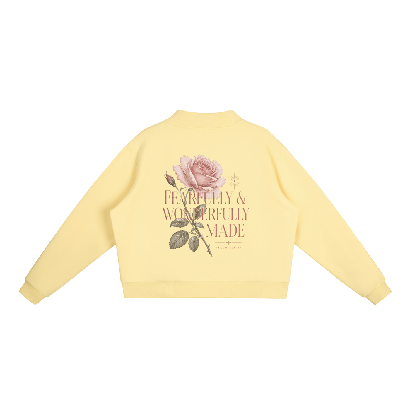 Essential Women Fleece Mock-Neck Crew Sweatshirt
