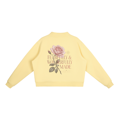 Essential Women Fleece Mock-Neck Crew Sweatshirt