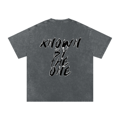KBTO Snow Washed Oversized Cotton T-Shirt