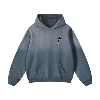 KBTO Heavyweight Sunfade Oversized Hoodie