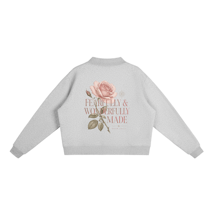 Essential Women Fleece Mock-Neck Crew Sweatshirt