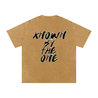 KBTO Snow Washed Oversized Cotton T-Shirt
