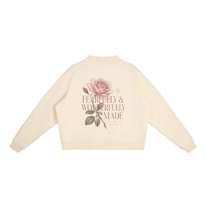 Essential Women Fleece Mock-Neck Crew Sweatshirt