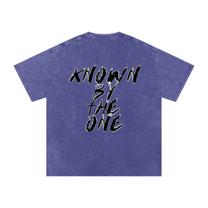 KBTO Snow Washed Oversized Cotton T-Shirt